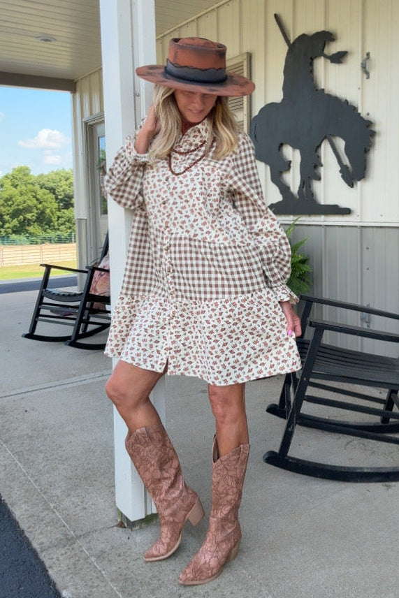 Meadowside Picnic Tiered Dress