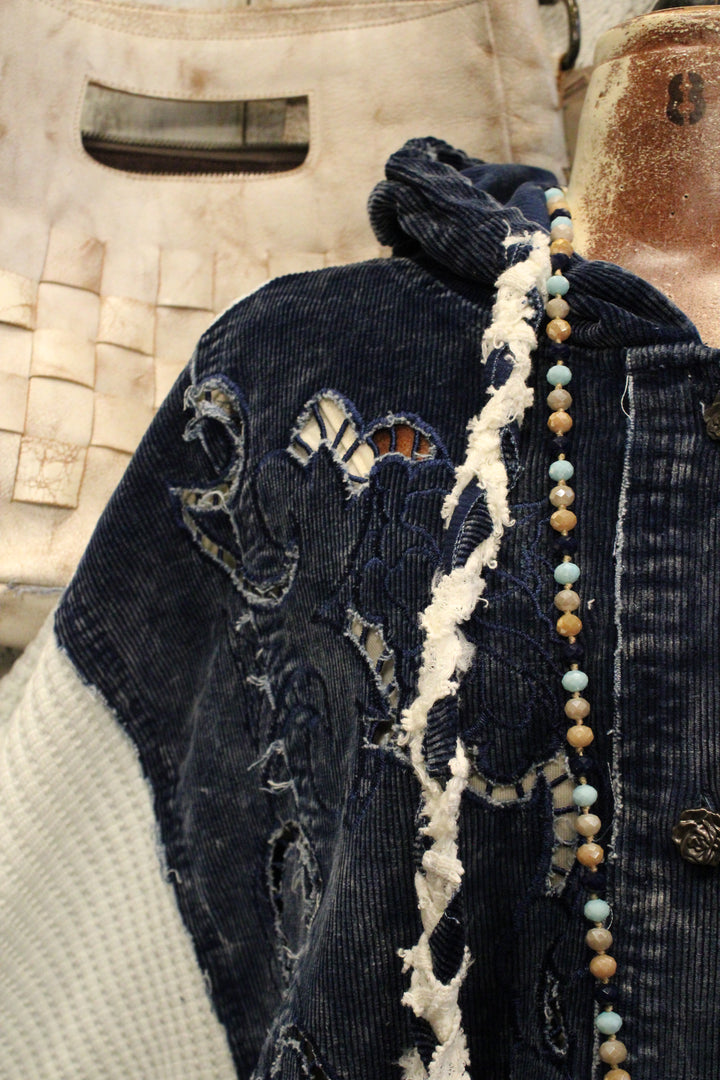 Bluebell Hooded Corduroy Jacket