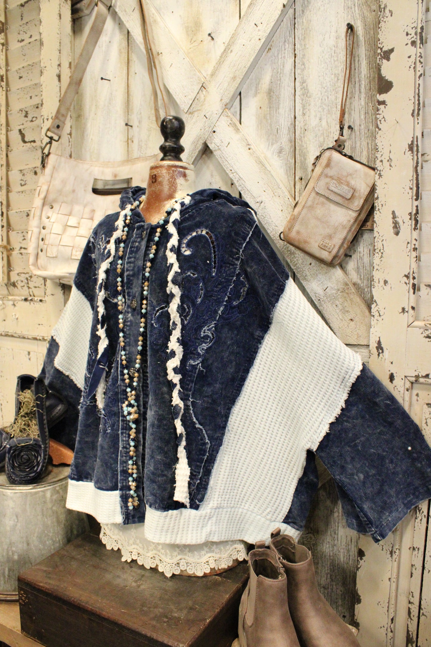 Bluebell Hooded Corduroy Jacket