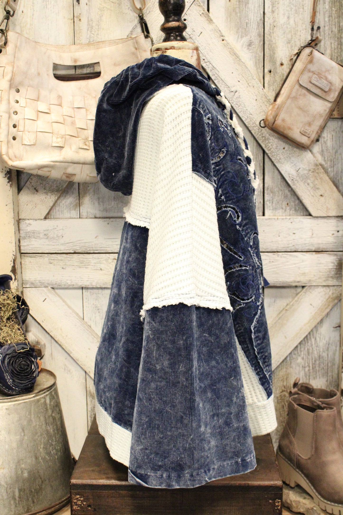 Bluebell Hooded Corduroy Jacket