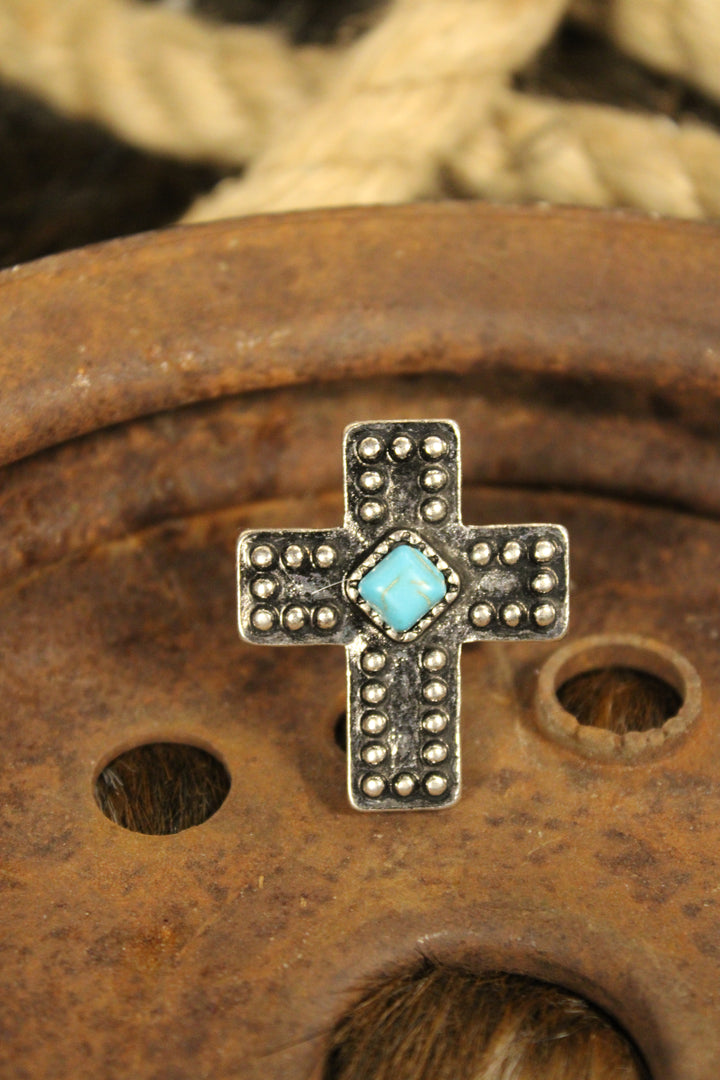 Rustic Relic Cross Ring