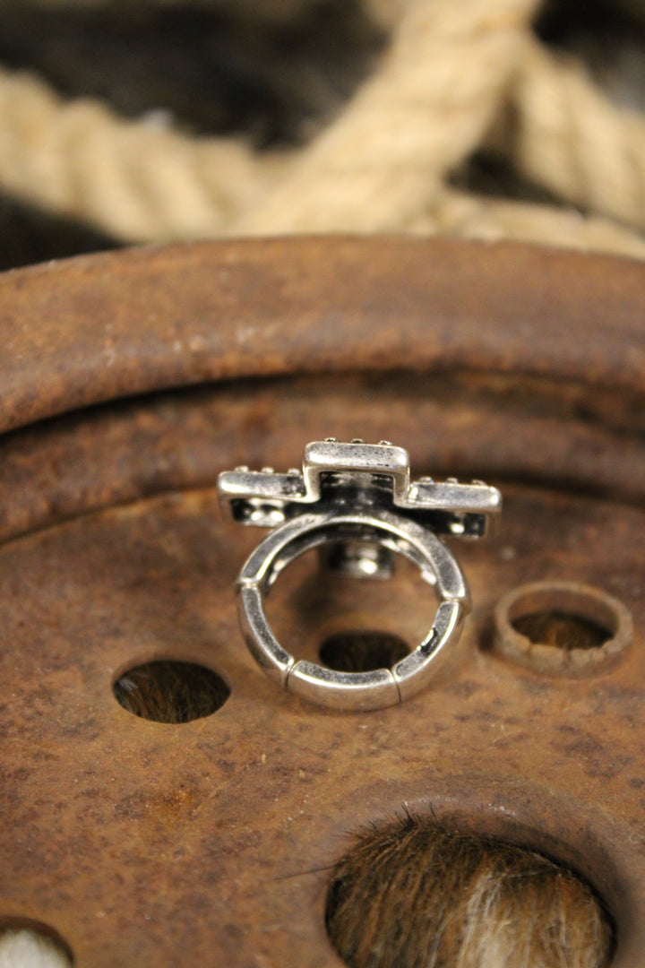 Rustic Relic Cross Ring