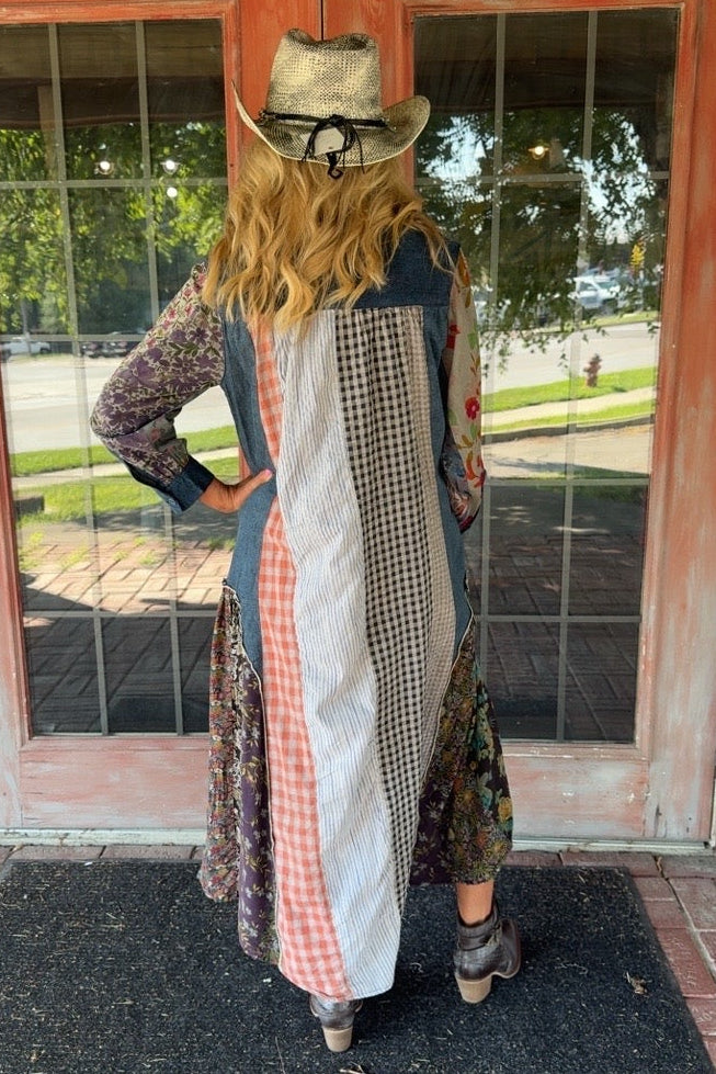 Misty Vintage Cotton Maxi Dress