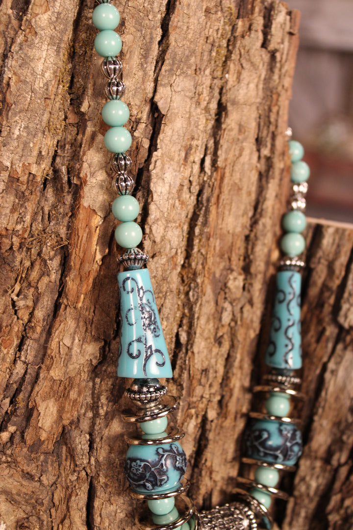 Coastal Lagoon Medallion Necklace