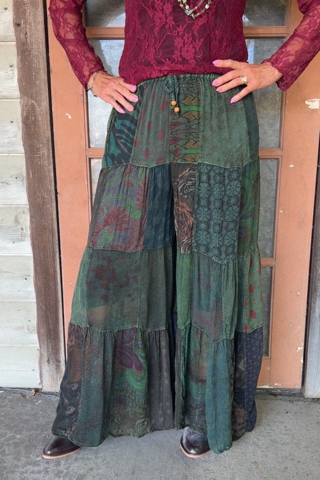Patchwork Meadow Basil Pants