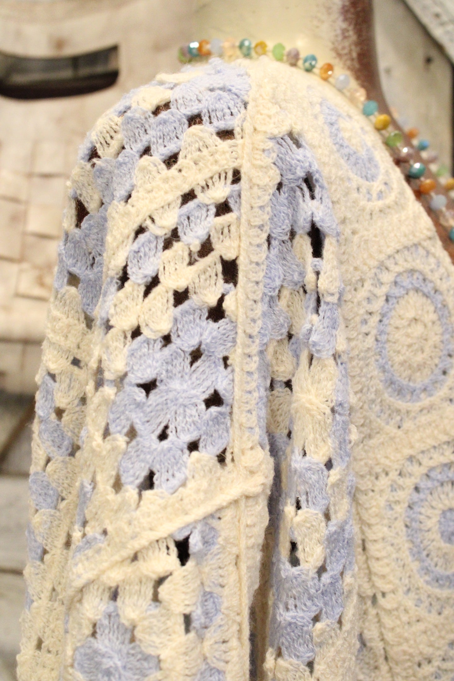 Blue Skies Crochet Kimono