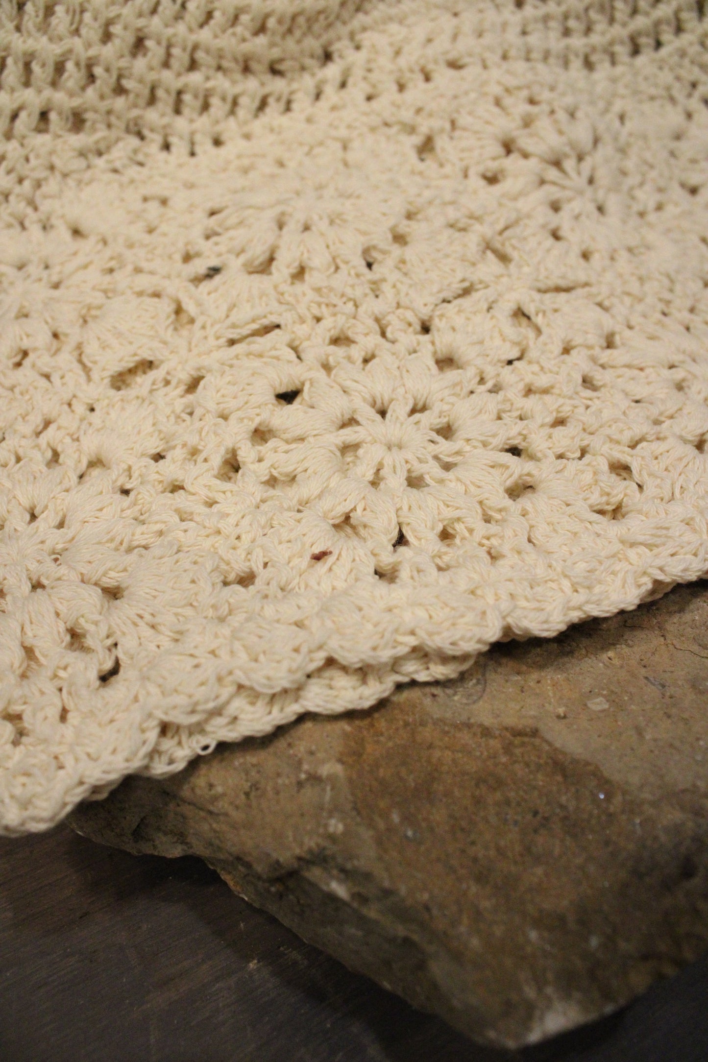 Heirloom Beige Crochet Hat