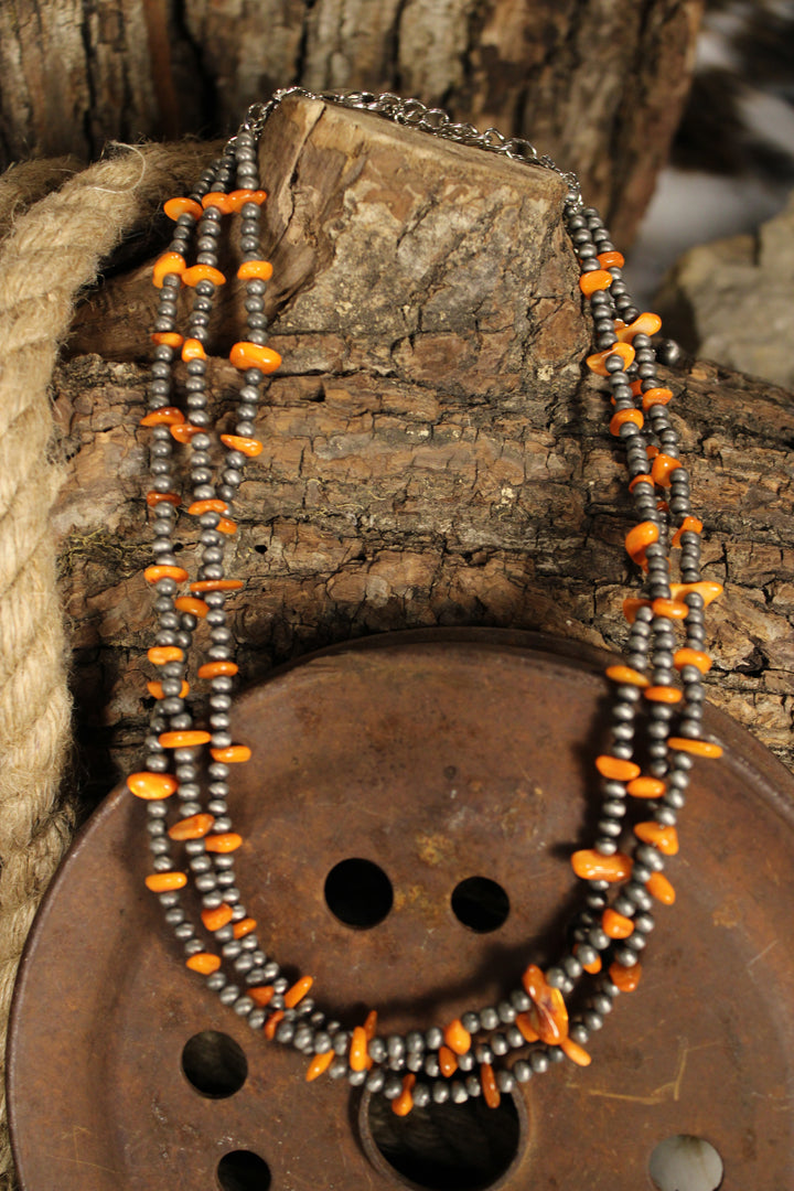 Canyon Clay Shell Necklace