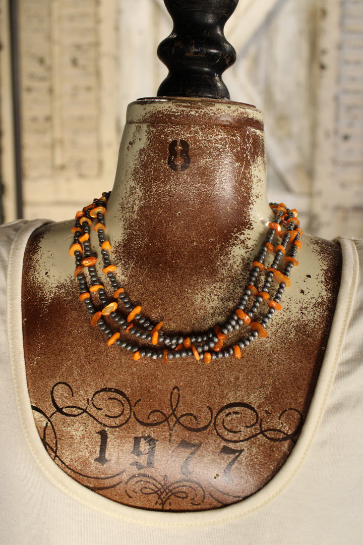 Canyon Clay Shell Necklace