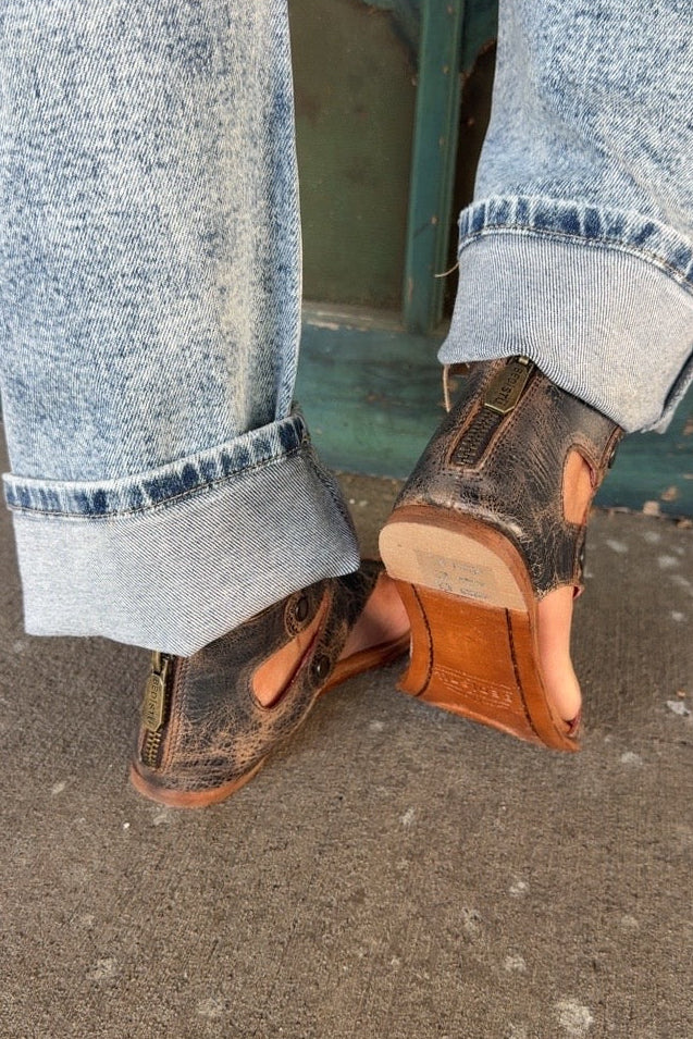 Soto Black Lux Sandals