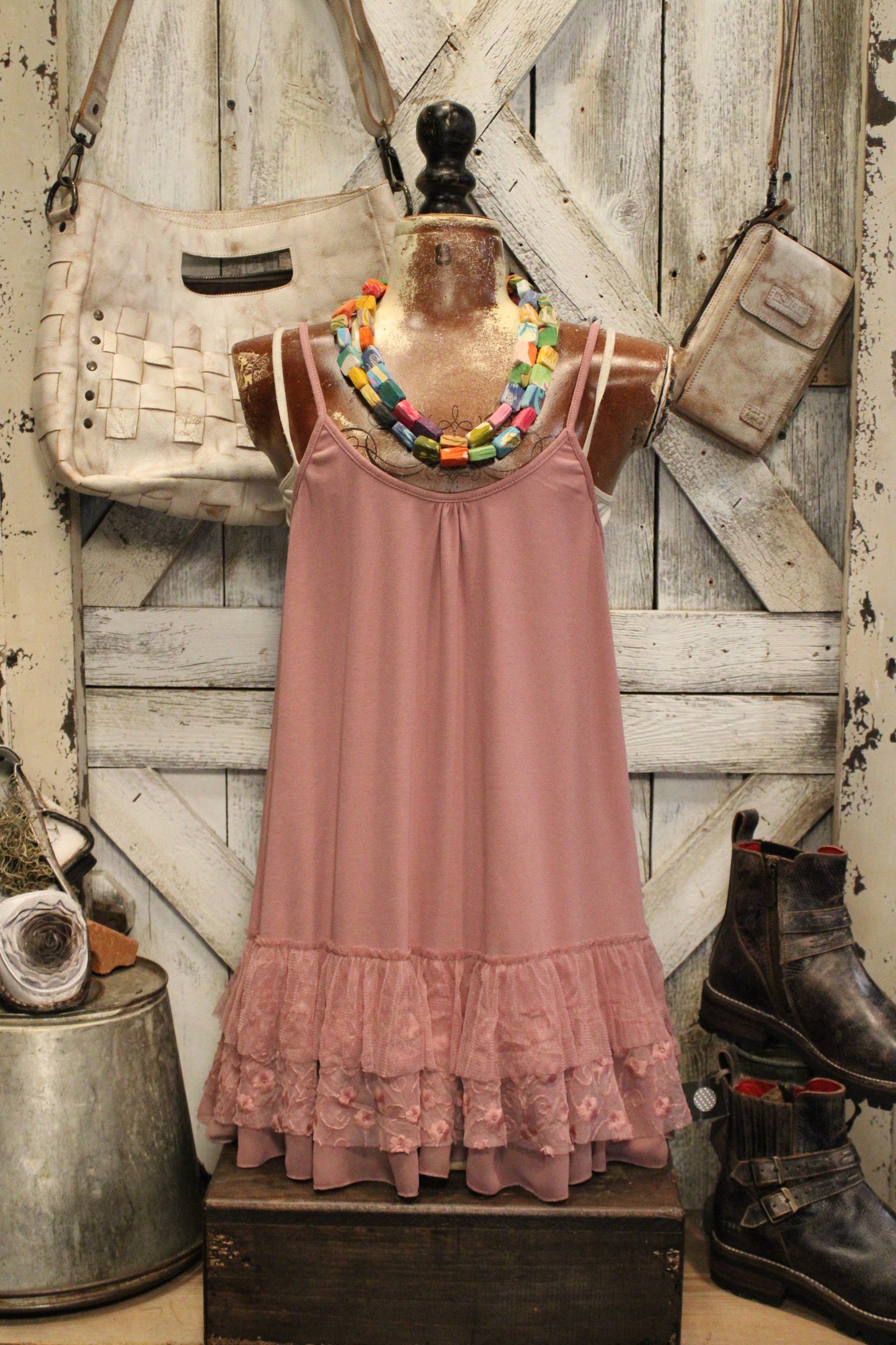 Layers of Lace Dusty Rose Extender