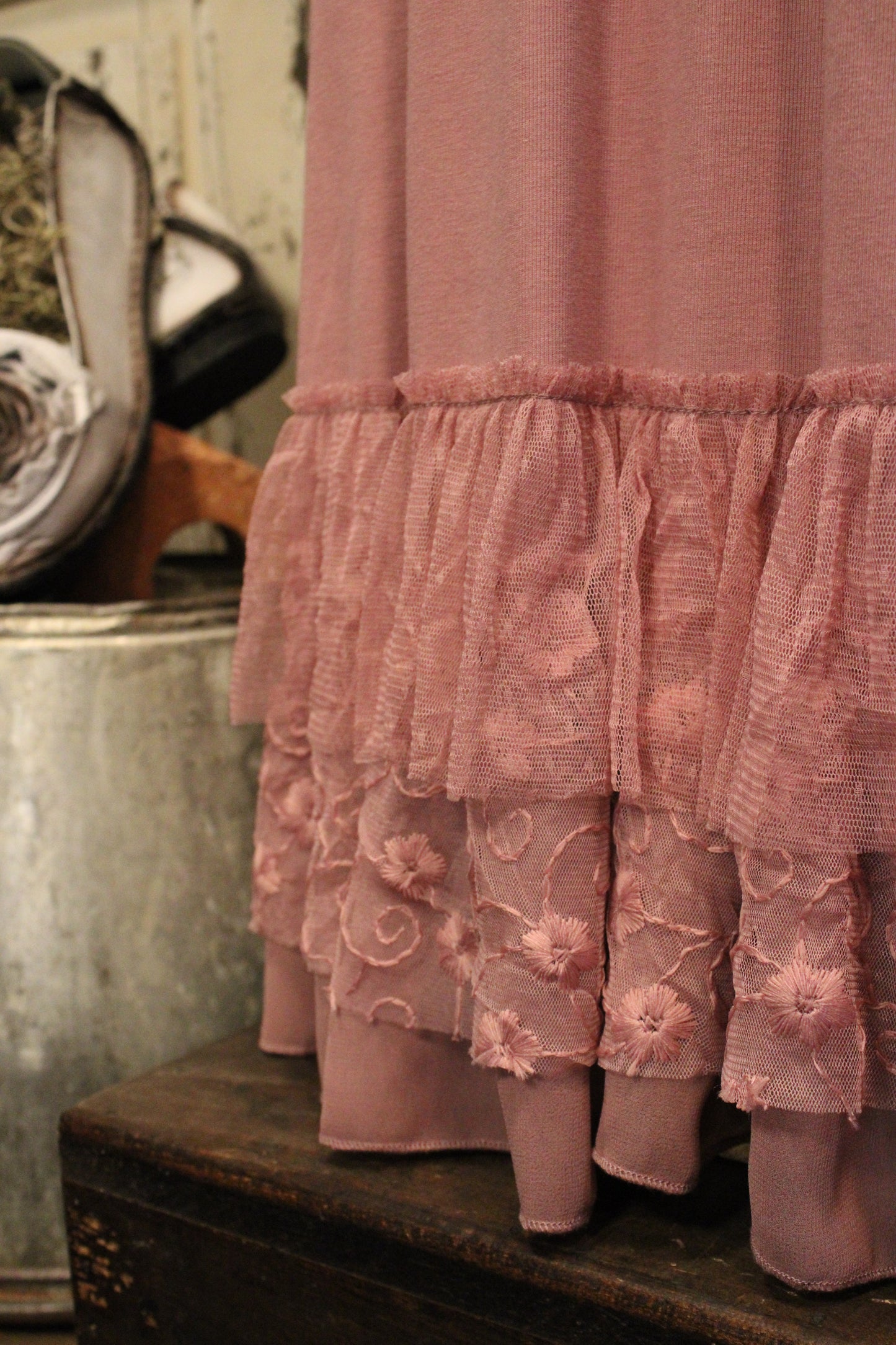 Layers of Lace Dusty Rose Extender