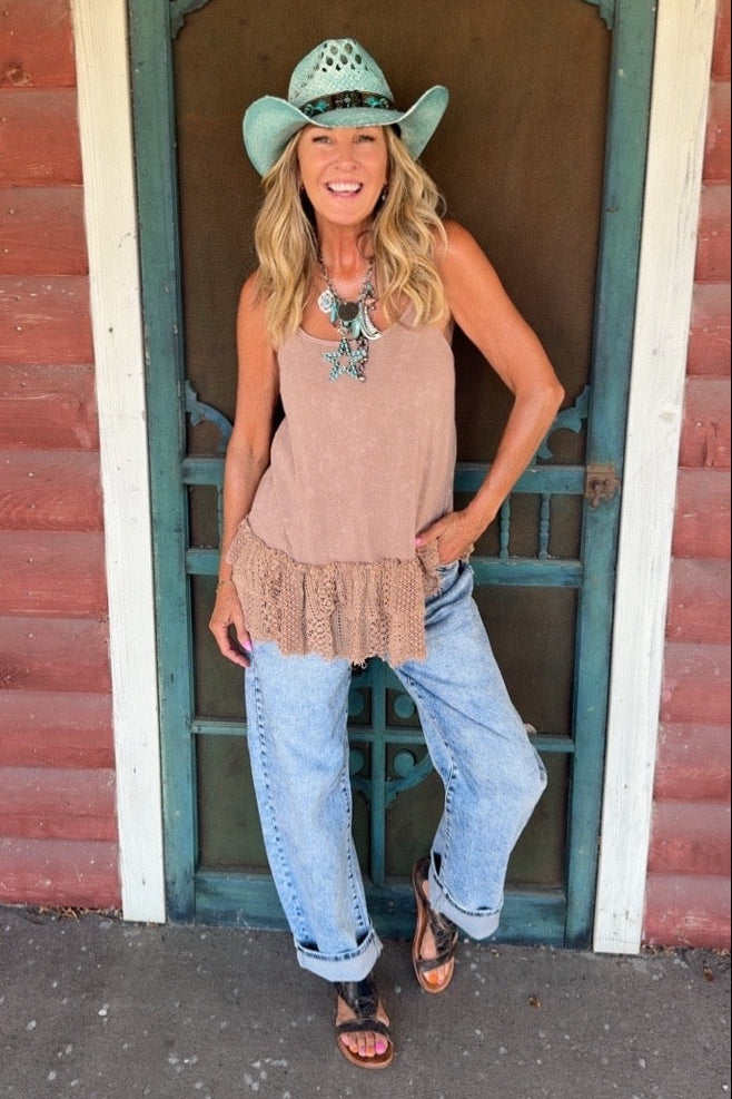 Dune Breeze Lace Tank