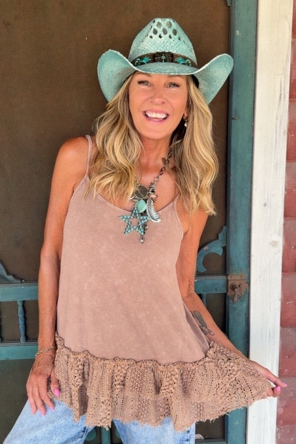 Dune Breeze Lace Tank