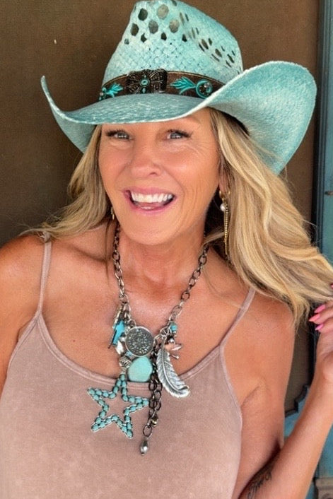 Canyon Cowgirl Chunky Charm Necklace