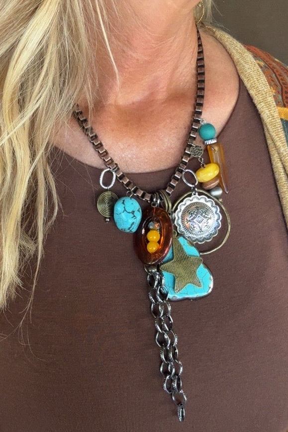 Gypsy Hardware Trinket Necklace