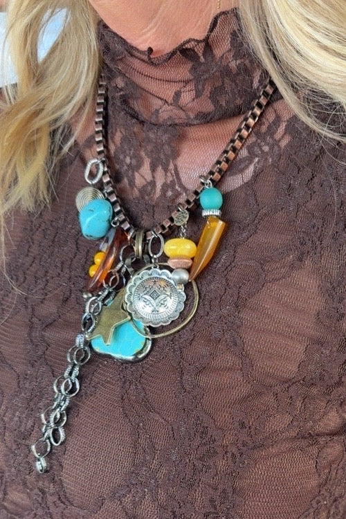 Gypsy Hardware Trinket Necklace