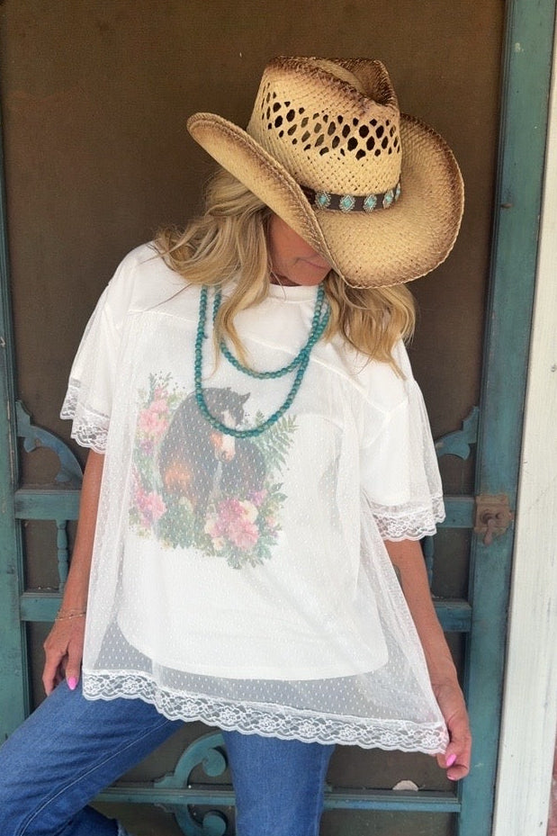 Floral Whisper Equestrian Blouse