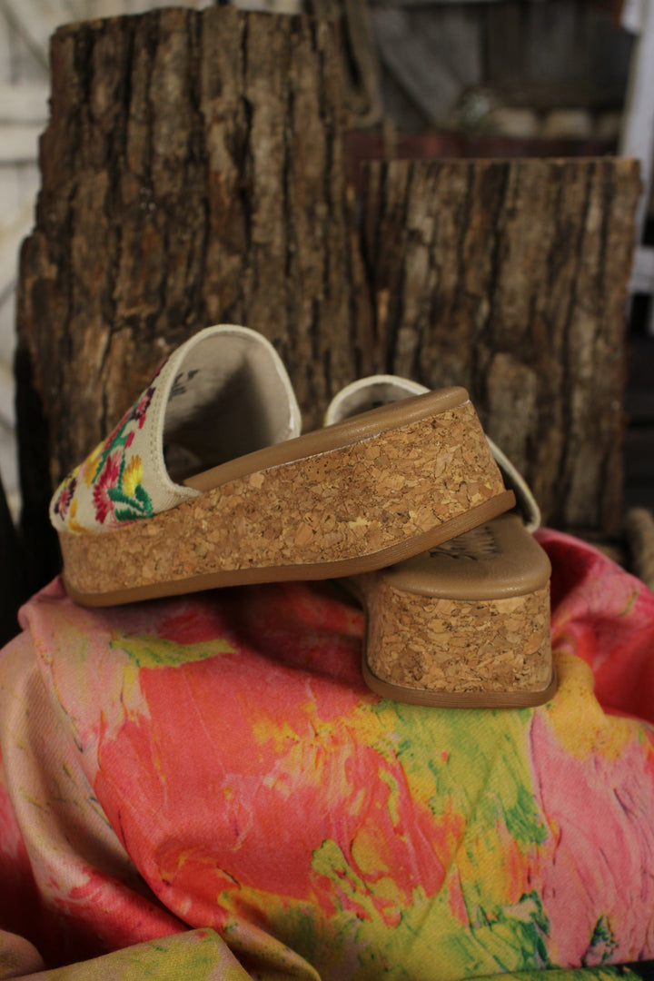 Tropical Breeze Embroidered Sandals