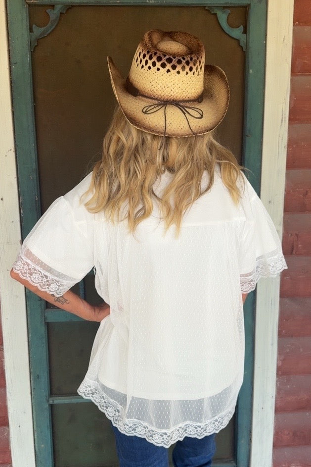 Floral Whisper Equestrian Blouse