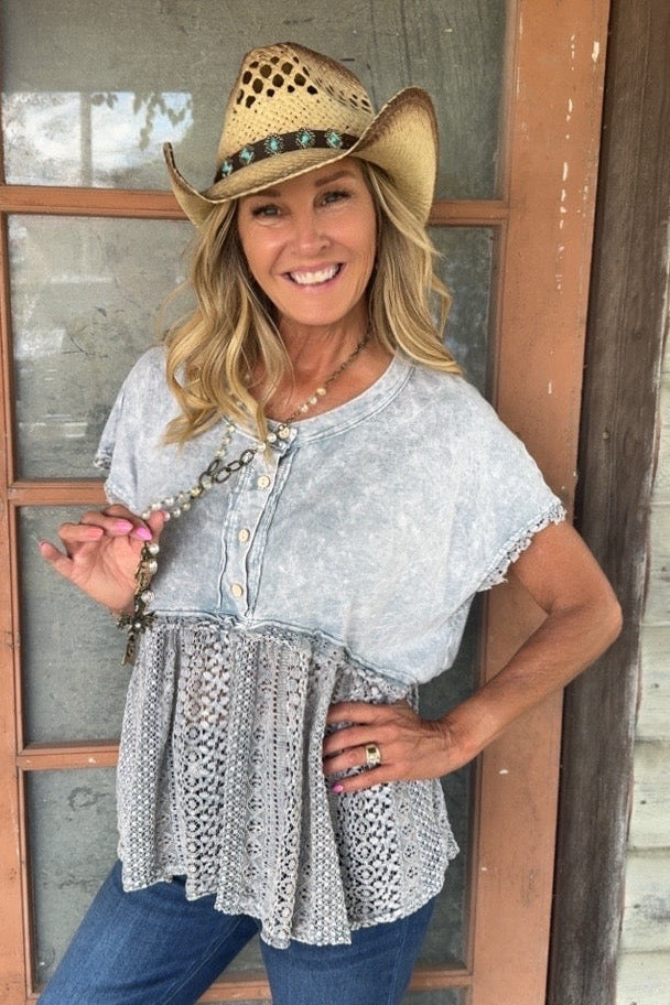 Silver Mist Blouse