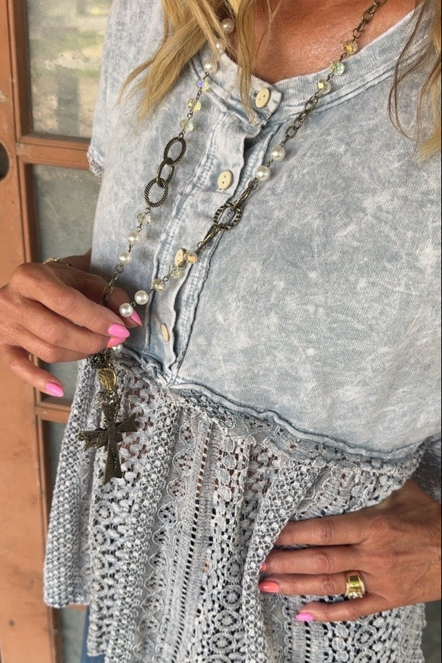 Silver Mist Blouse