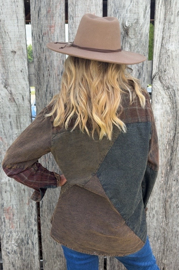 Nightfall Button-Up Blouse