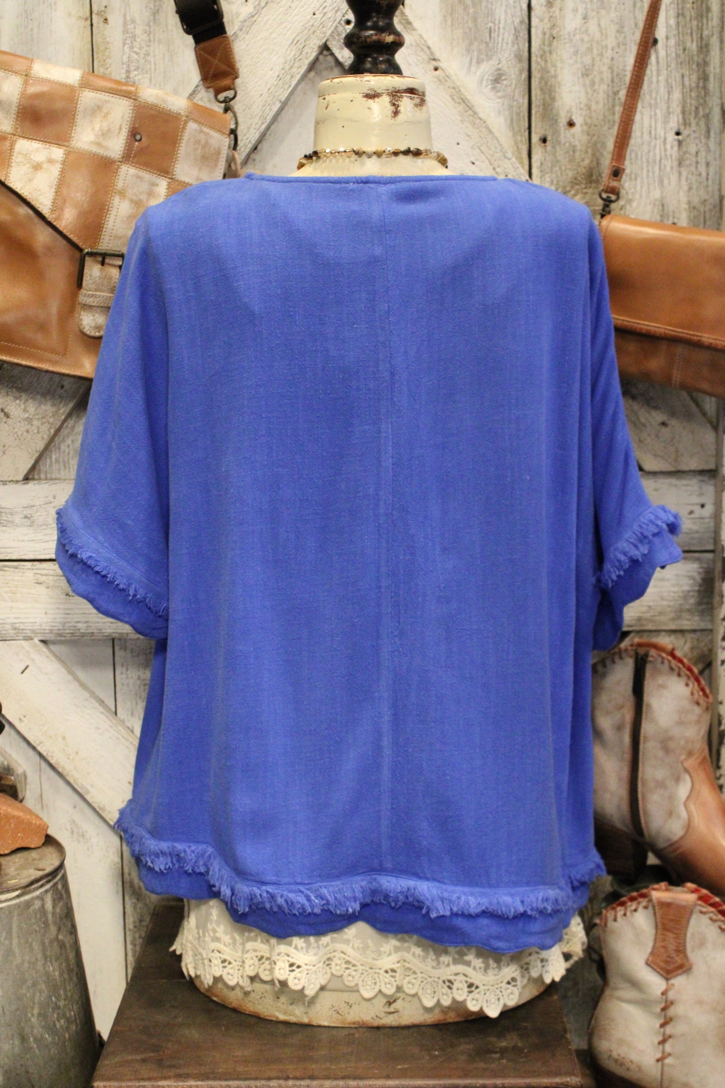 Sea Glass Blue Top