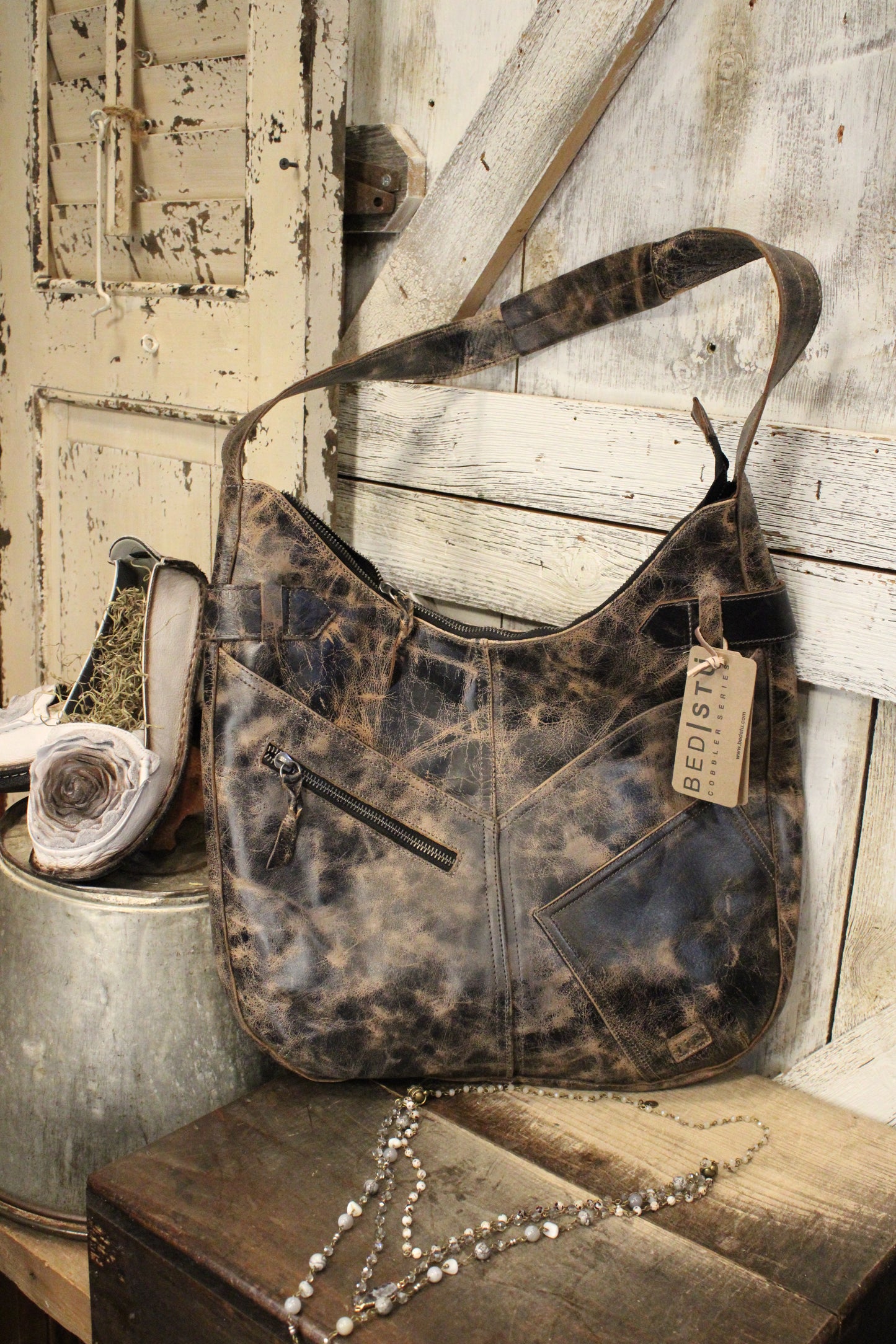 Bed|Stu Argus Black Lux Handbag