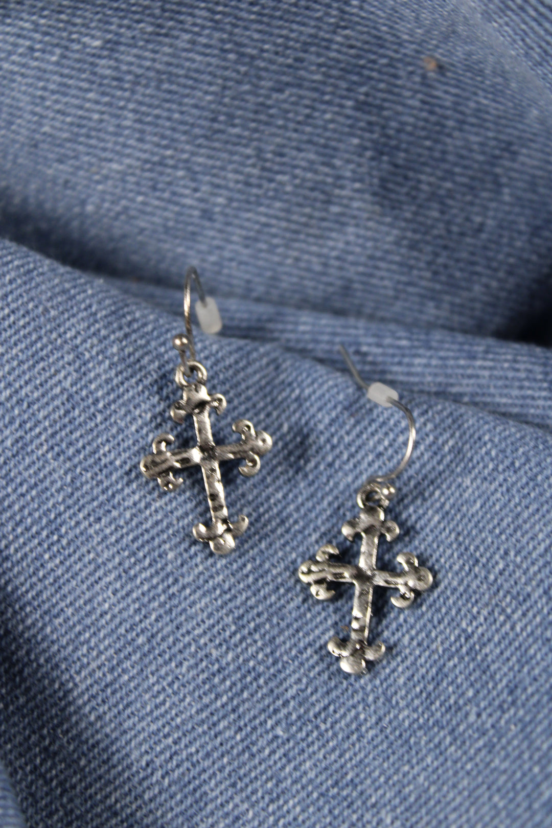 Antique Cross Earrings
