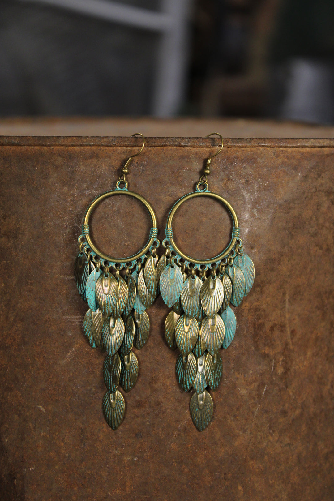 Leafy Oasis Dangle Earrings