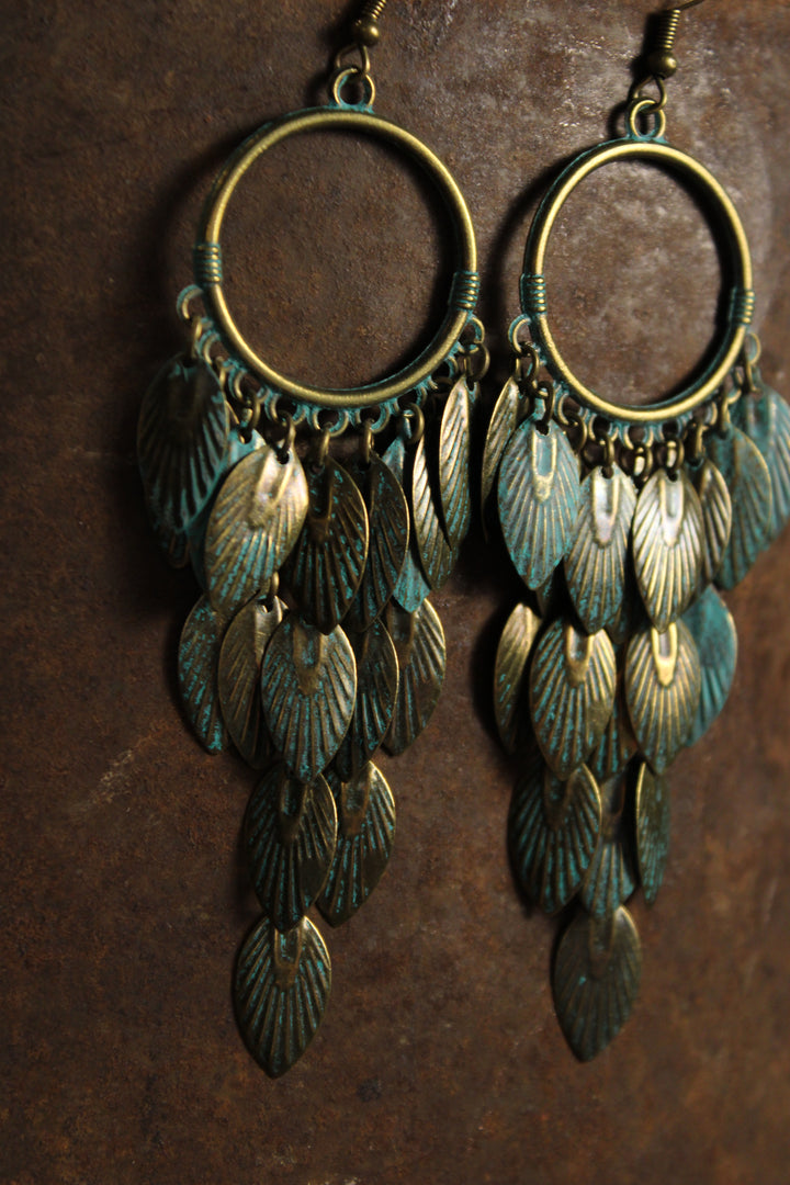 Leafy Oasis Dangle Earrings