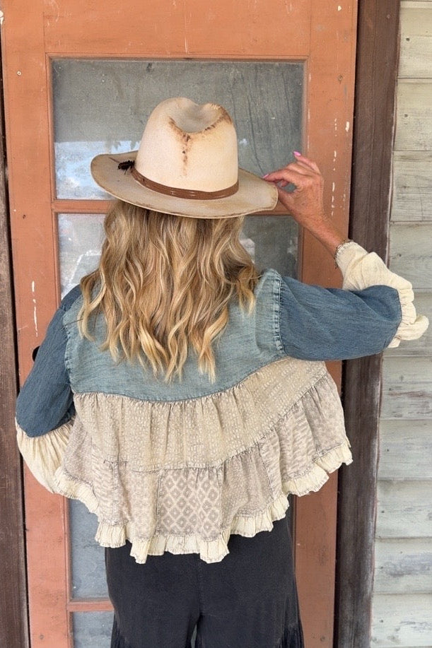 Evening Stroll Latte Cardigan
