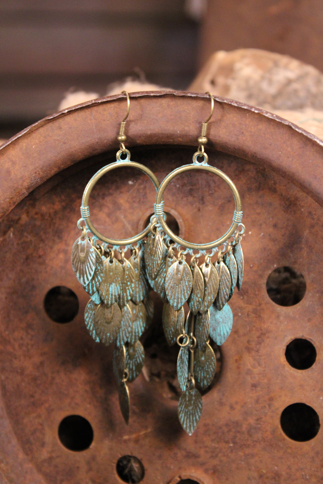 Leafy Oasis Dangle Earrings