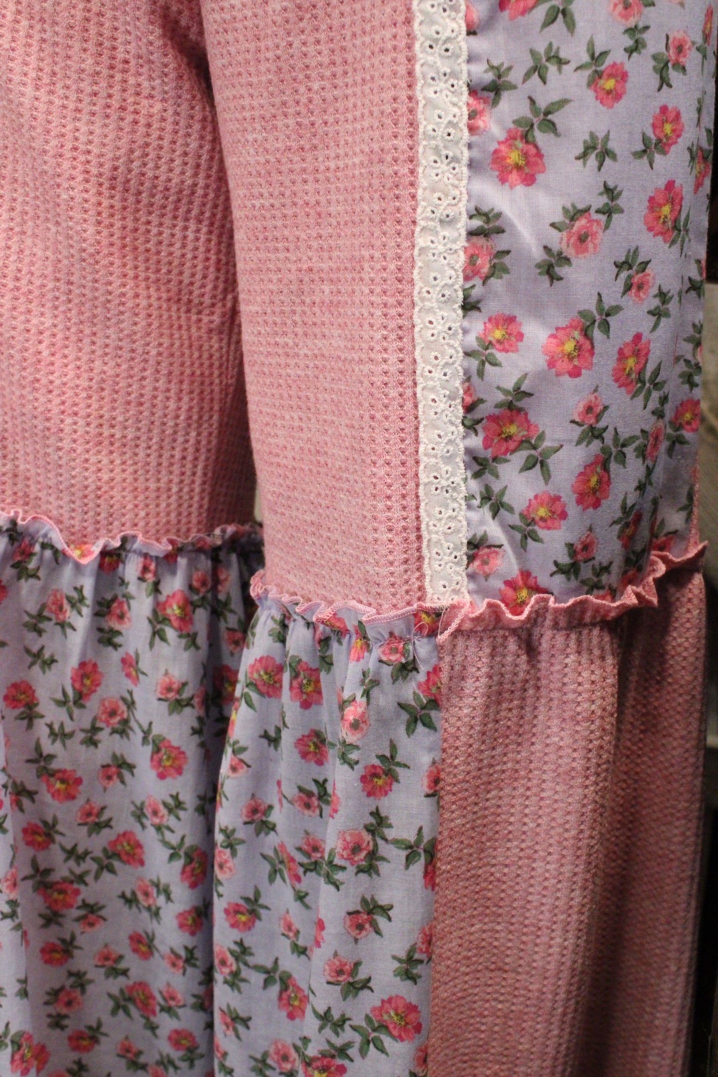 Love In Bloom Waffle-Knit Pants