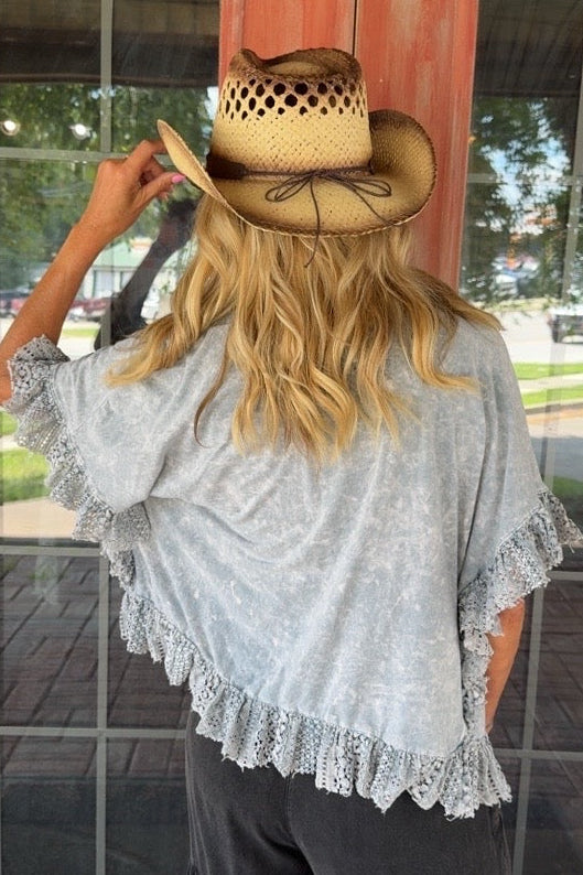 Silver Willow Lace Cardigan