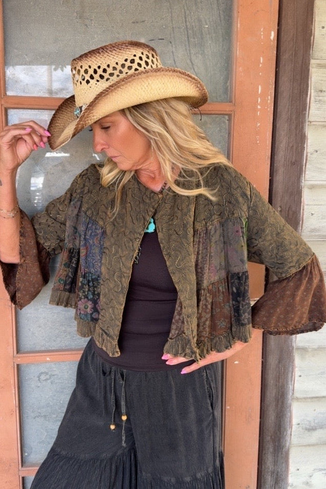 Evening Stroll Amber Cardigan