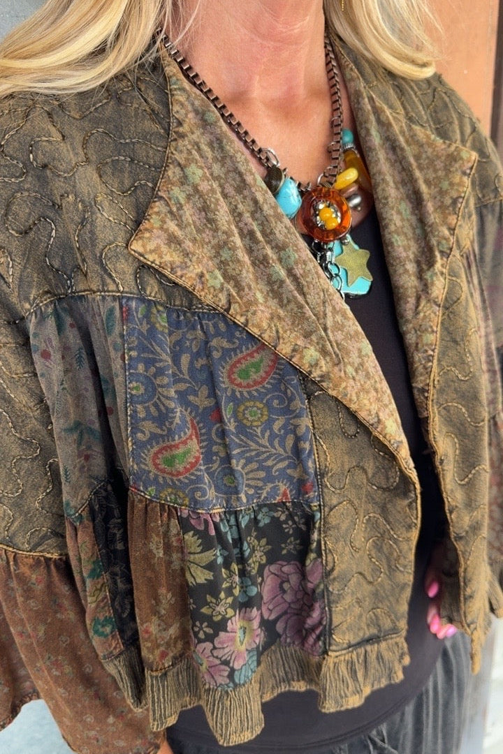 Evening Stroll Amber Cardigan