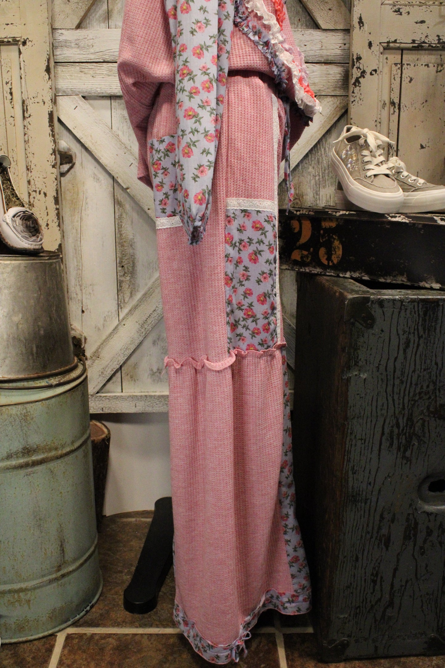 Love In Bloom Waffle-Knit Pants