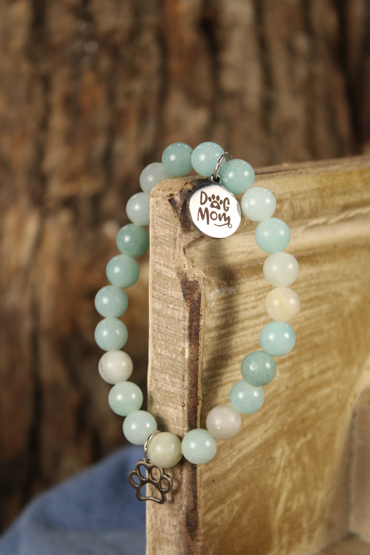 Minty Dog Mom Bracelet