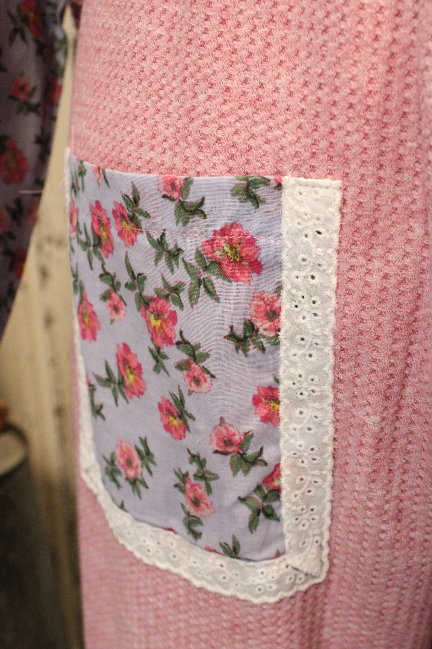 Love In Bloom Waffle-Knit Pants