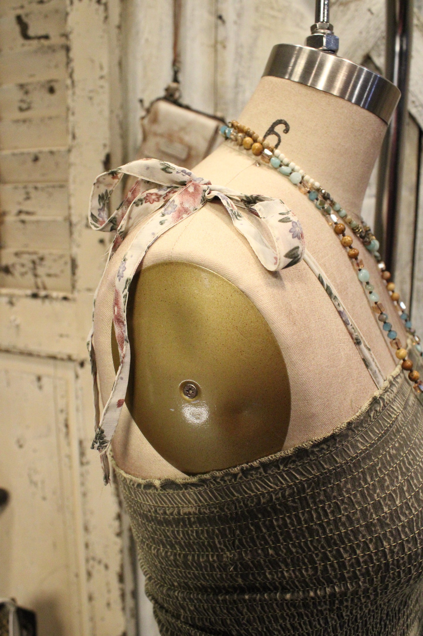 Mismatched Mindy Gravel Patched Maxi Dress