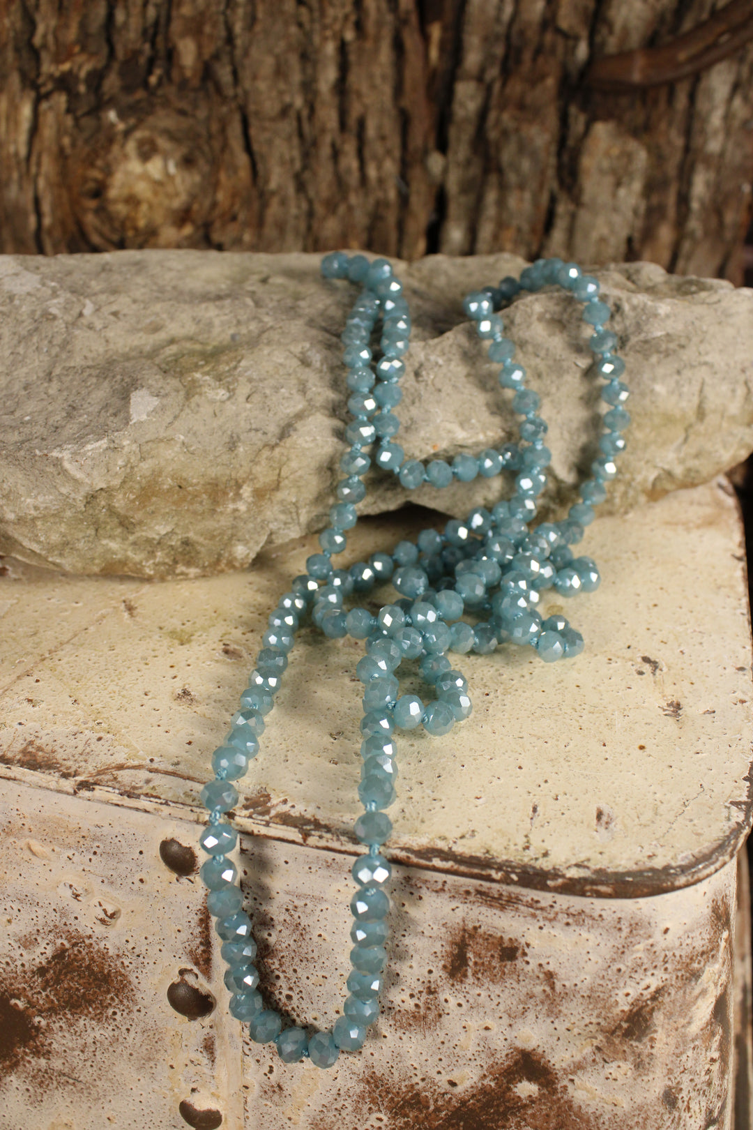 Sparkle And Shine Light Blue Necklace