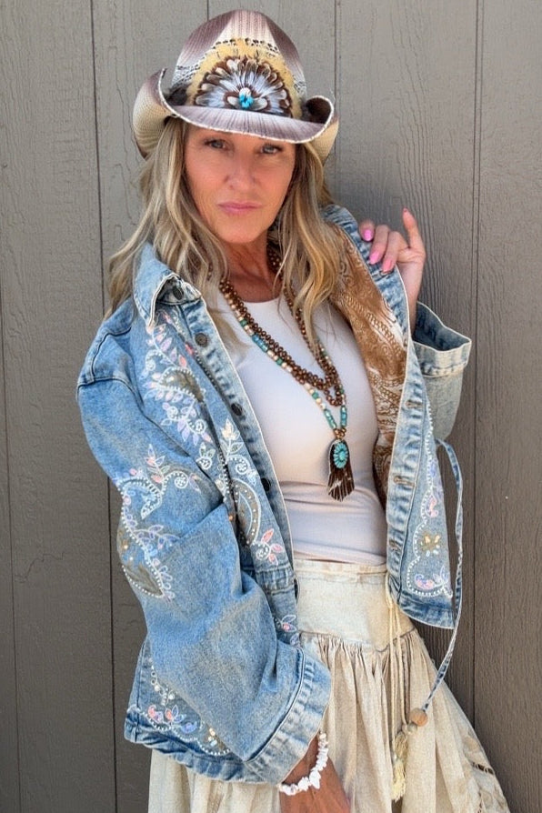Stardust Pearl Jean Jacket