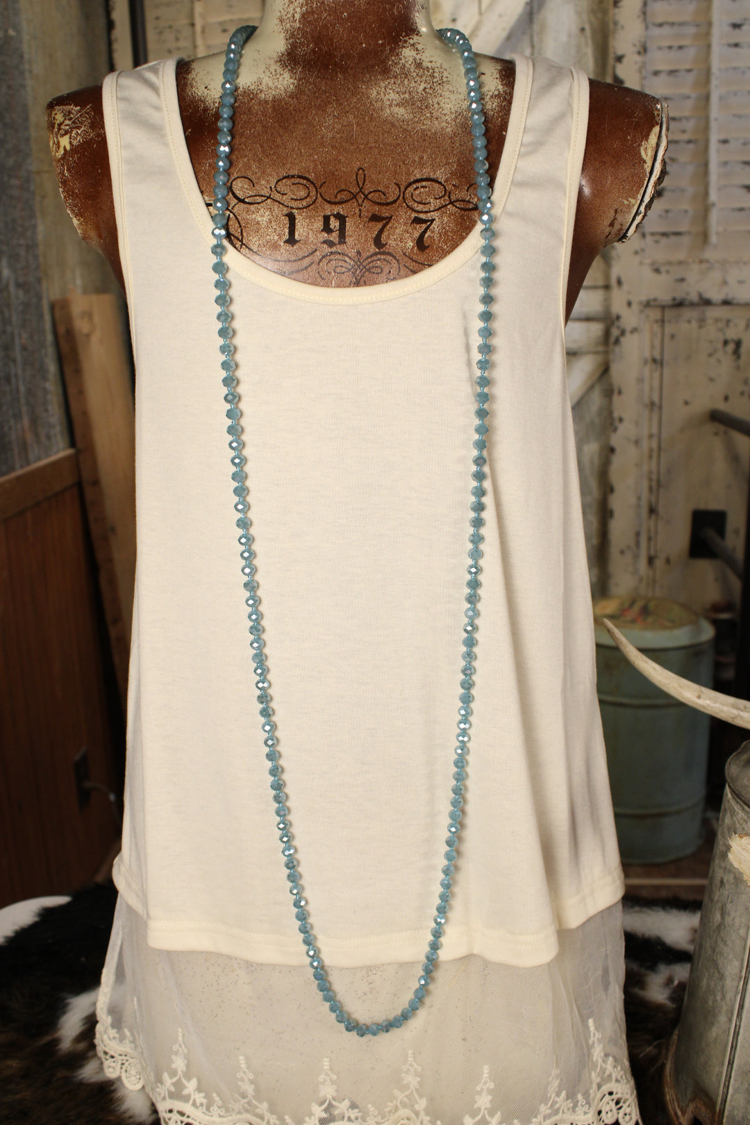 Sparkle And Shine Light Blue Necklace