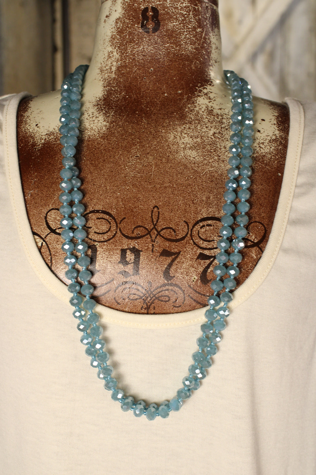 Sparkle And Shine Light Blue Necklace