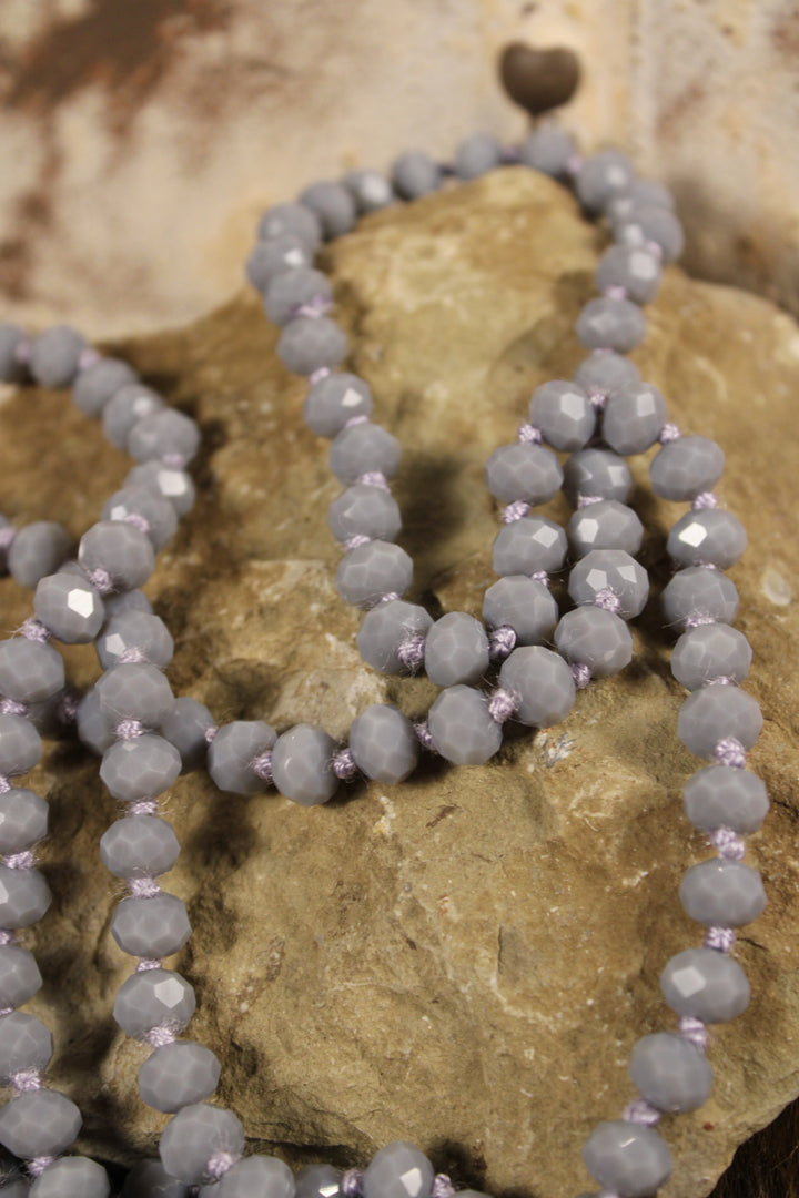 Sparkle And Shine Dusty Purple Necklace