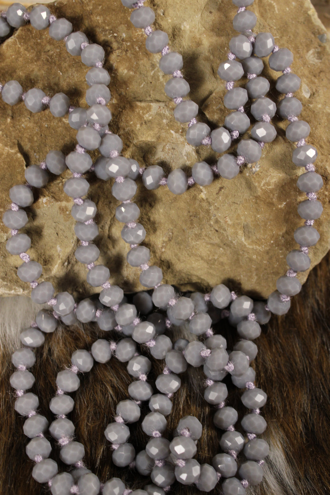 Sparkle And Shine Dusty Purple Necklace