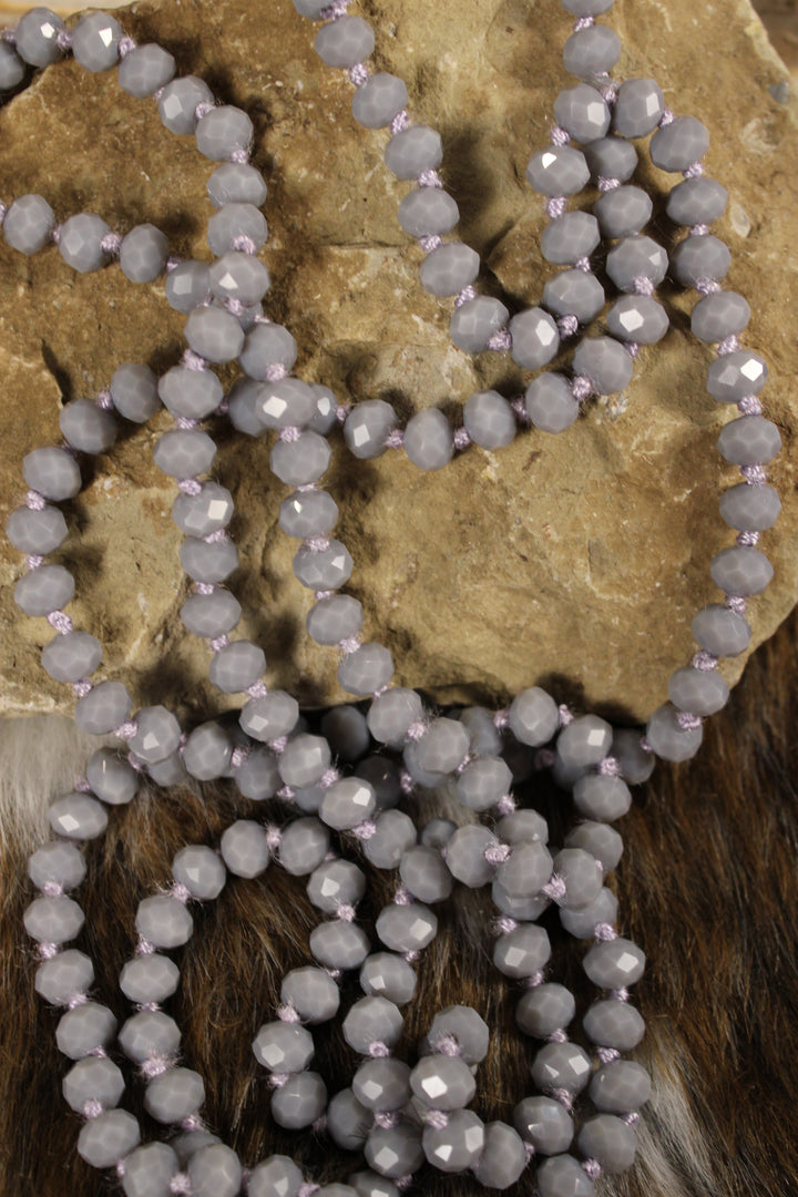Sparkle And Shine Dusty Purple Necklace
