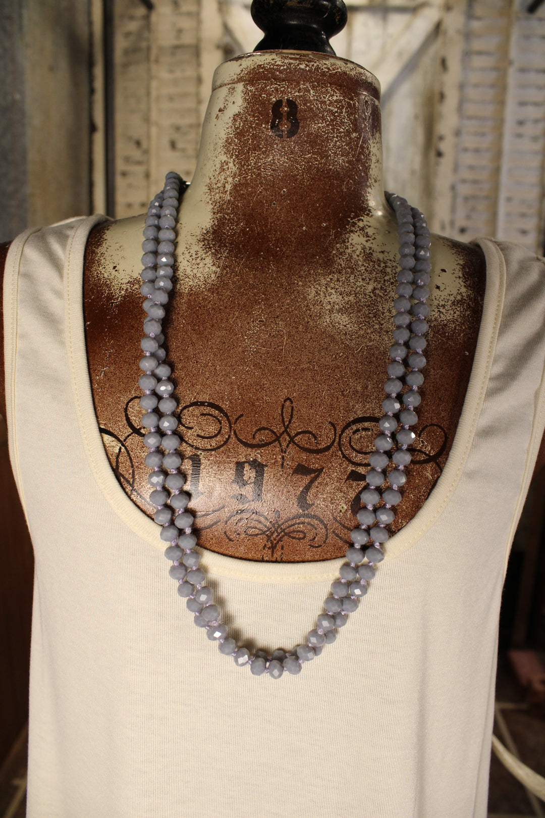 Sparkle And Shine Dusty Purple Necklace